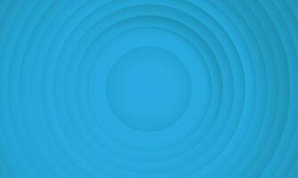 Abstract circle layers texture on blue background with shadow. vector