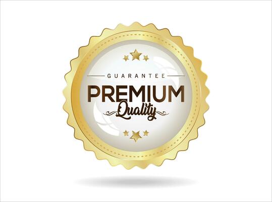 Premium quality  retro design badge vector illustration