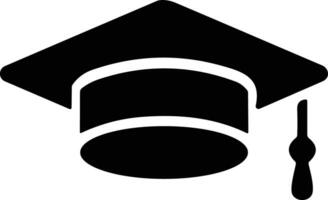 graduación sombrero gorra icono. académico gorra. graduación estudiante negro gorra y diploma valores vector. Universidad o Universidad negro gorra vector