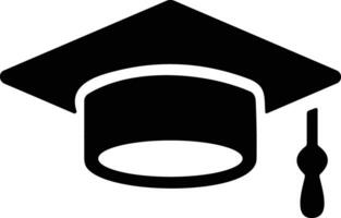 graduación sombrero gorra icono. académico gorra. graduación estudiante negro gorra y diploma valores vector. Universidad o Universidad negro gorra vector