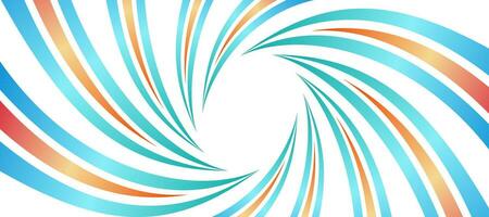 abstract blue spiral vortex background template vector