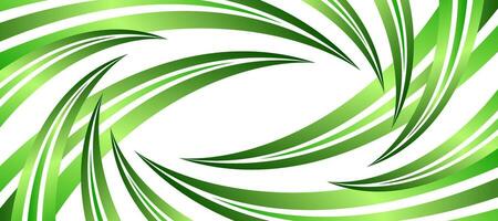 abstract green gradient vortex spiral circular curve template background vector