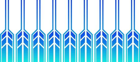 abstract chevron blue lines gradient background vector