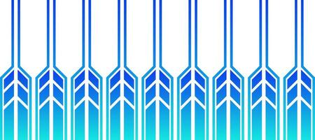 abstract chevron blue lines gradient background vector