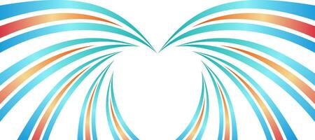 abstract blue twirl spiral gradient background template vector