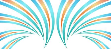 abstract blue twirl spiral vortex background template vector