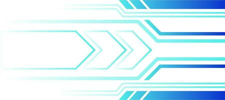 abstract technology arrow blue lines gradient background vector