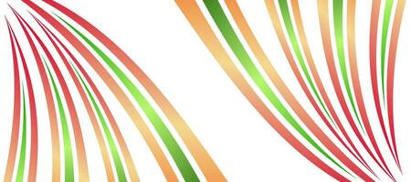 abstract spiral stripes gradient indian flag banner background vector