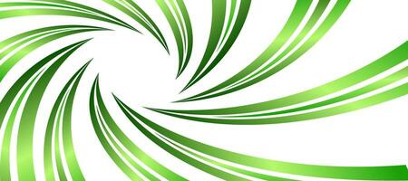 abstract vortex green gradient flowing spiral curl template background vector