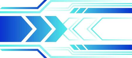 technology arrow blue lines gradient cyber futuristic background vector