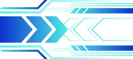 technology arrow blue lines gradient cyber futuristic background vector