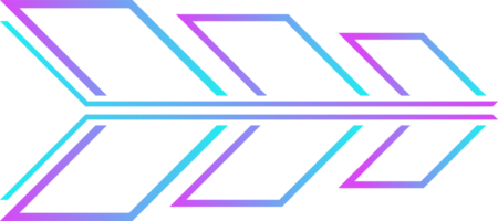 violet futuristic arrow line techno modern purple gradient background transparent png
