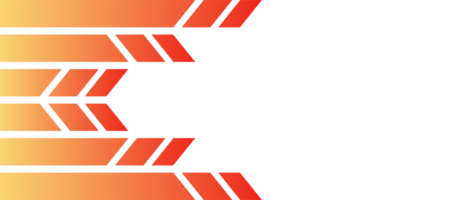 abstrait chevron Orange pente Contexte transparent png