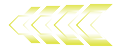 yellow futuristic chevron arrow line technology gradient background transparent png