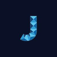 Letter J logo icon design template vector