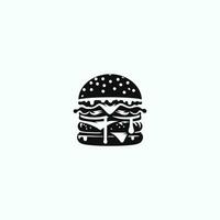 Burger vector illustration silhouette