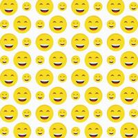 Lol emoji trendy abstract pattern repeating vector illustration background