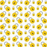 Lock trendy abstract pattern repeating vector illustration background