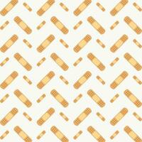 Band aid plaster design vector illustration seamless repeating pattern background