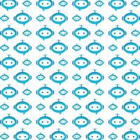 Chatbot beautiful pattern repeating abstract vector background