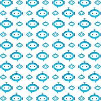 Chatbot beautiful pattern repeating abstract vector background