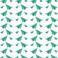 Paper Plane pattern design colorful abstract vector illustration background