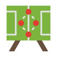 fútbol americano estrategia vector plano icono para personal y comercial usar.