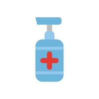 Hand Sanitizer Vector Flat Icon For Personal And Commercial Use.