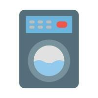 Washing Machine Vector Flat Icon For Personal And Commercial Use.