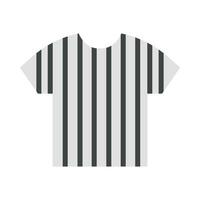 Referee Shirt Vector Flat Icon For Personal And Commercial Use.