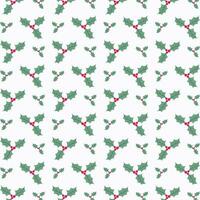 Christmas holly abstract colorful pattern vector illustration