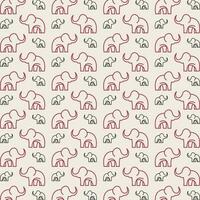 elefante repitiendo inteligente de moda modelo vistoso antecedentes vector