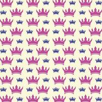 Crown trendy design pattern vector illustration