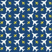 Air plane colorful pattern beautiful background vector illustration