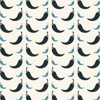 Chili abstract repeating pattern design vector illustration