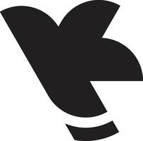 K Bird Logo vector