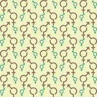 Gender abstract repeating pattern design vector illustration