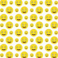 Happy emoji pattern design colorful abstract vector illustration background