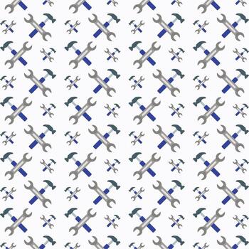Tools pattern design colorful abstract vector illustration background