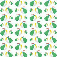 Beach ball abstract colorful pattern vector illustration