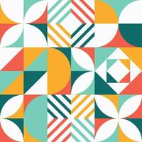 Cyan and yellow colourful abstract geometric shape vector illustration