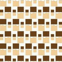 Chocolate bar design vector illustration seamless repeating pattern