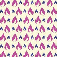 Fire Flame trendy design pattern vector illustration