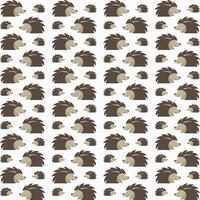 Hedgehog abstract colorful pattern vector illustration