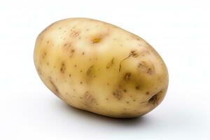 AI generated Potato isolated on white background. AI Generated photo