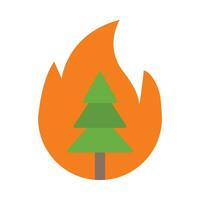 Wildfire Vector Flat Icon For Personal And Commercial Use.