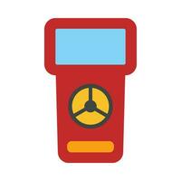 Radiation Detector Vector Flat Icon For Personal And Commercial Use.