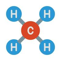 Methane Vector Flat Icon For Personal And Commercial Use.