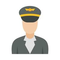 Pilot Vector Flat Icon For Personal And Commercial Use.