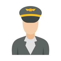 Pilot Vector Flat Icon For Personal And Commercial Use.